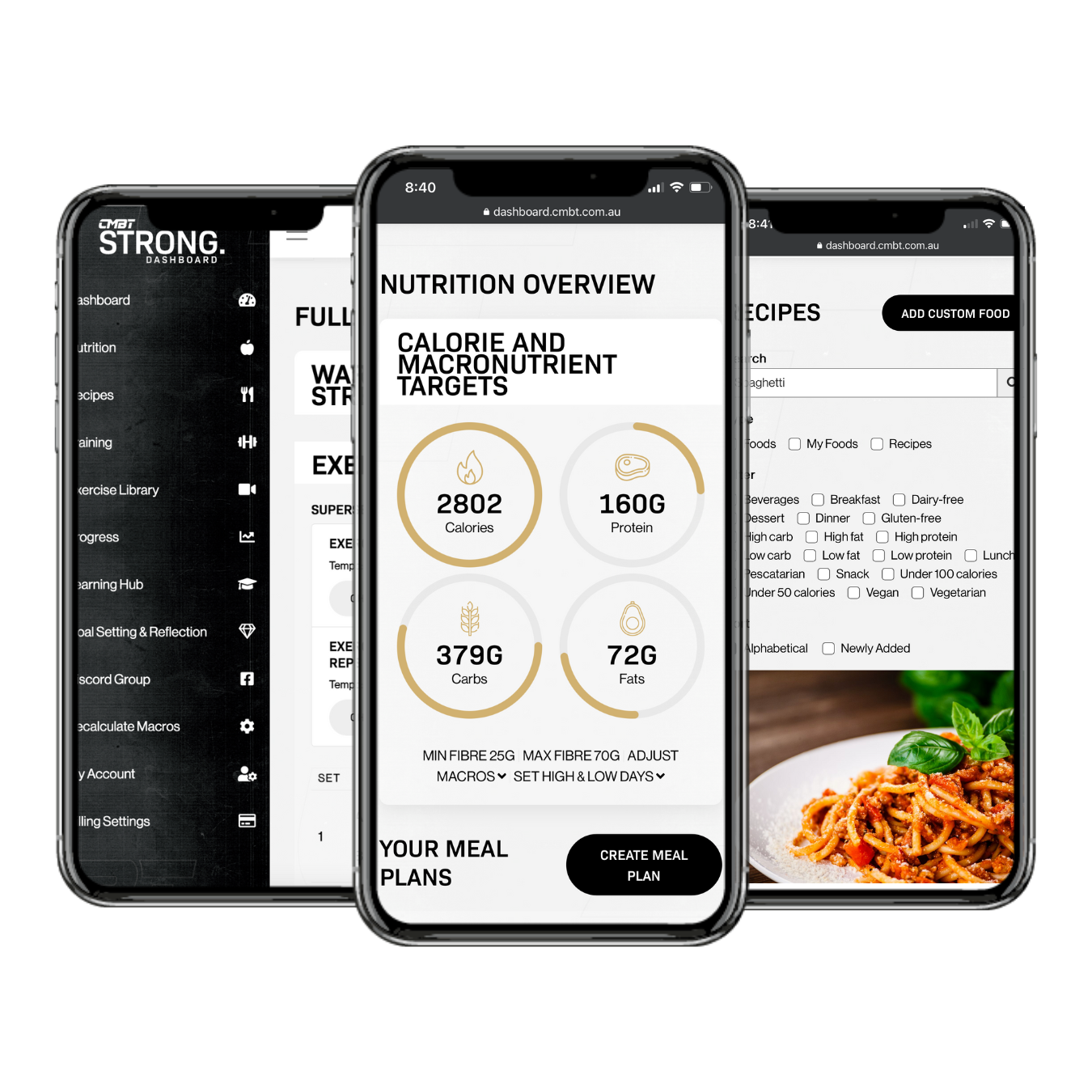 CMBT Strong Web App