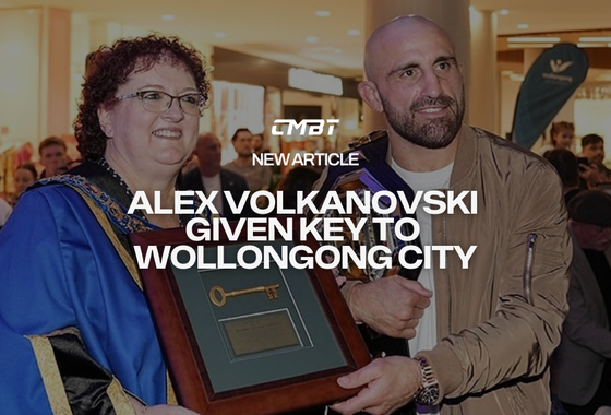 Alex Volkanovski Awarded Keys to the City of Wollongong in Historic Ceremony