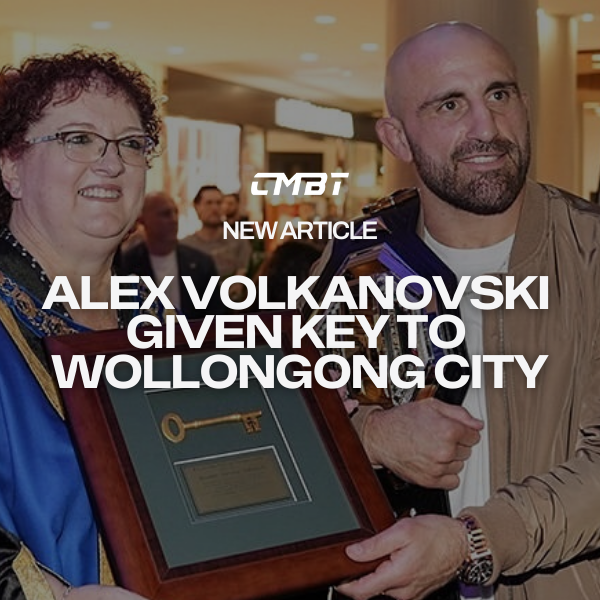 Alex Volkanovski Awarded Keys to the City of Wollongong in Historic Ceremony