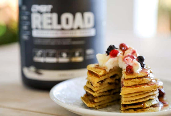 Fuel Up for the Day with Choc-Chip Protein Pancakes