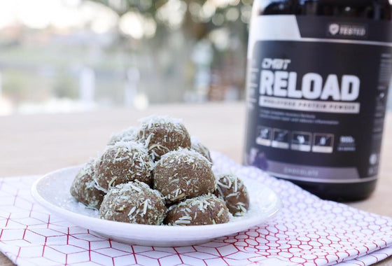 Peanut Butter & Choc Protein Balls