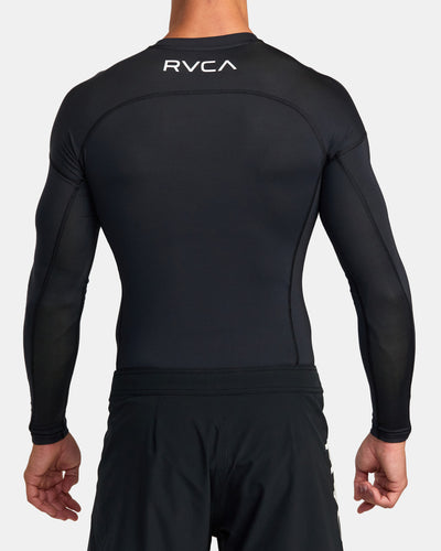 Stay Brave x RVCA Sport Long Sleeve Rashguard Black
