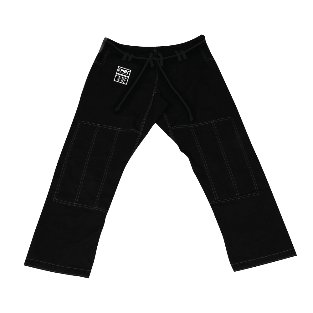 CMBT LIGHTWEIGHT PEARL WEEVE PREMIUM BJJ KIMONO - BLACK